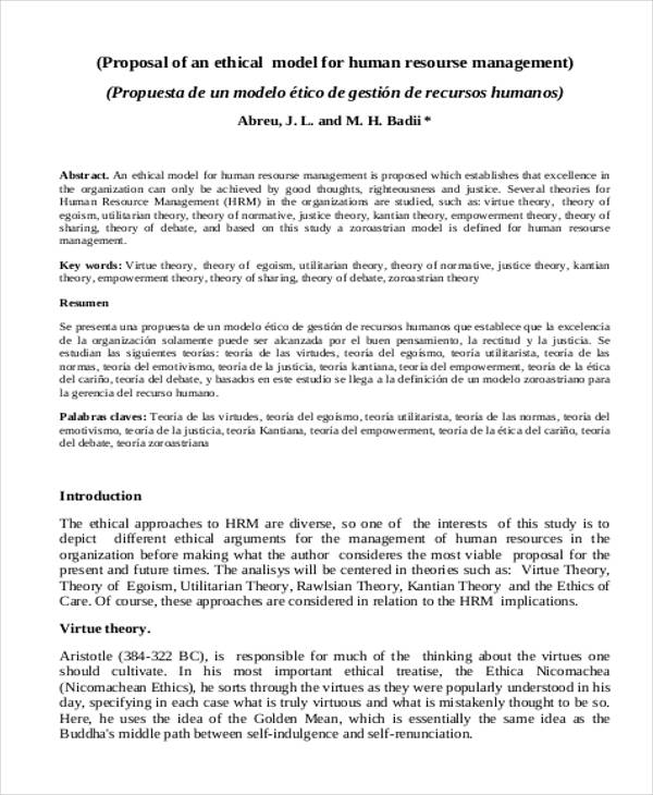 hr research proposal sample pdf