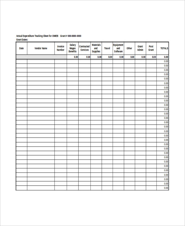 33+ Expense Sheet Templates