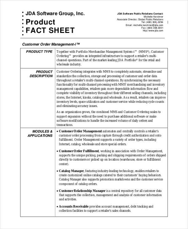 33+ Fact Sheet Samples