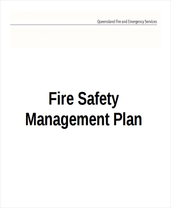 fire safety management plan
