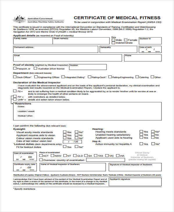 35+ Medical Certificate Templates in PDF