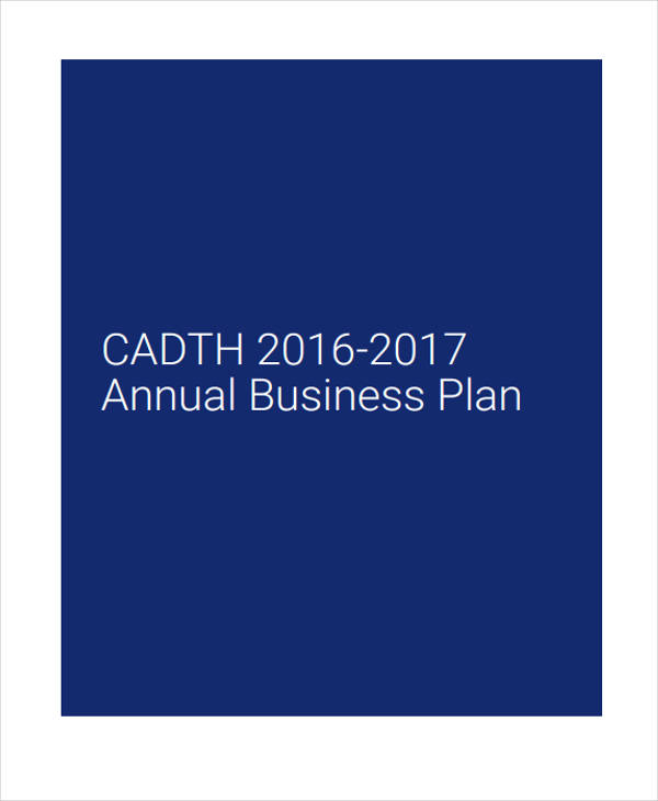free annual business plan