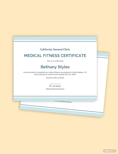 Free 48+ Medical Certificate, Templates, PDF, Word | Free & Premium ...