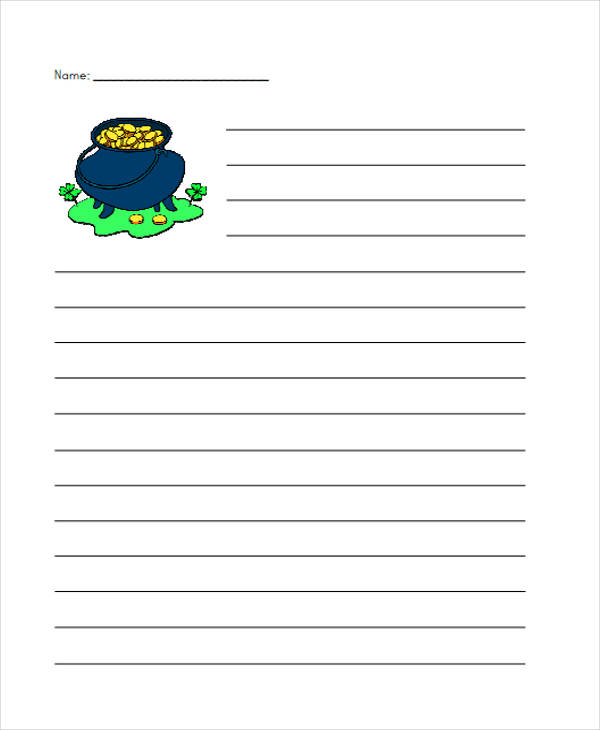 free lined paper with border free download student writing paper with