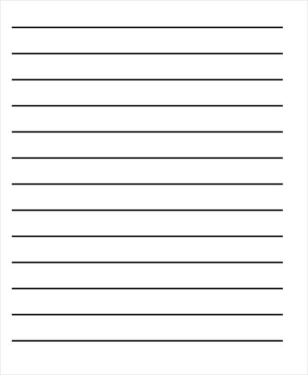 free lined writing paper1