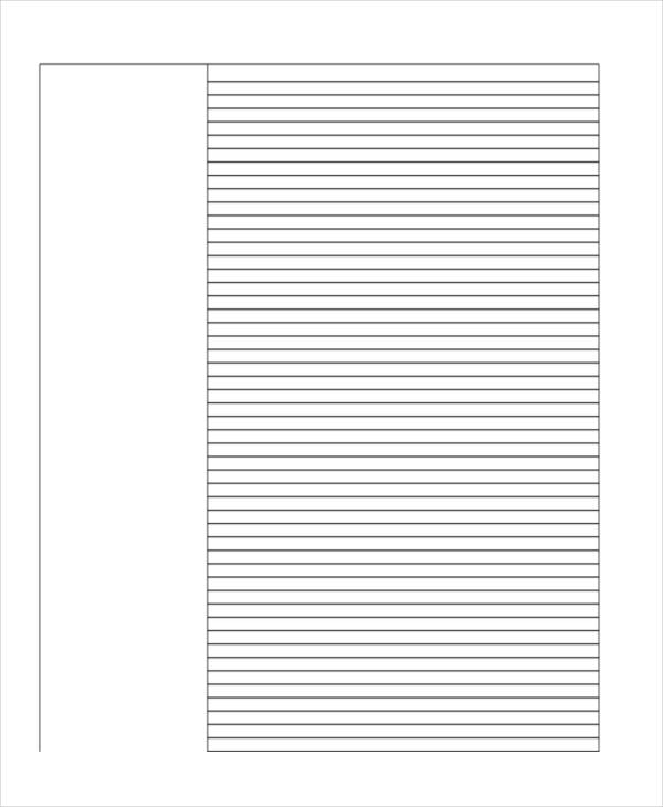 31 Sample Lined Paper Templates