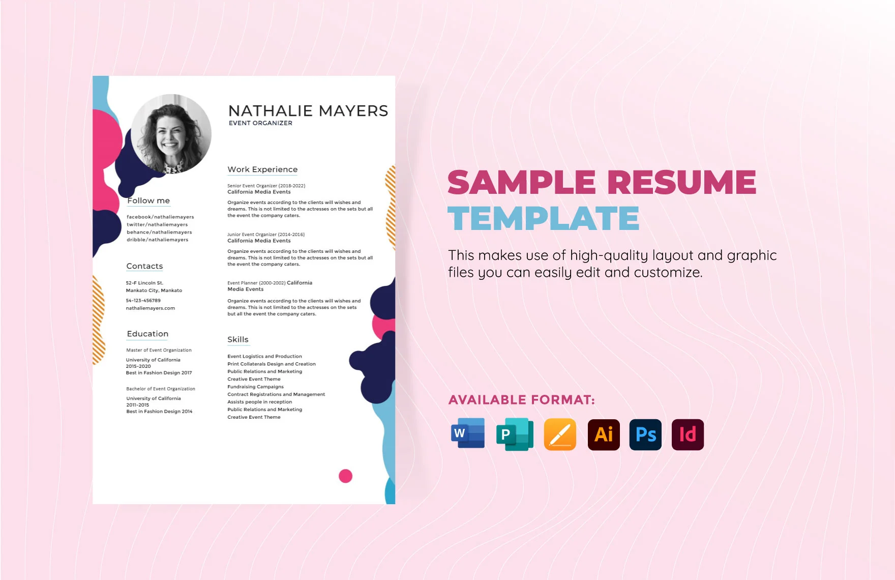 free sample resume template
