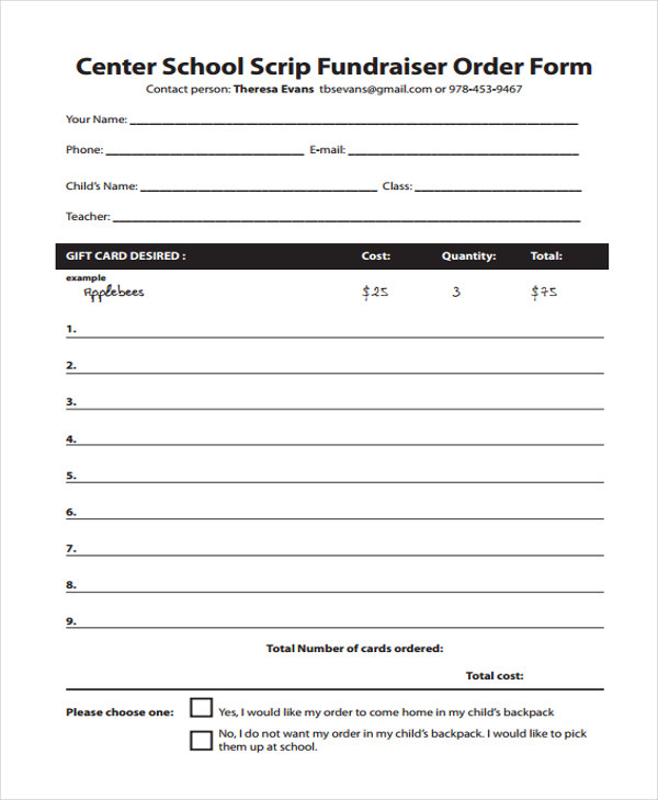28+ Order Forms in PDF