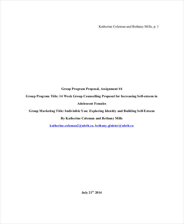 11+ Group Proposal Templates Free Sample, Example Format Download