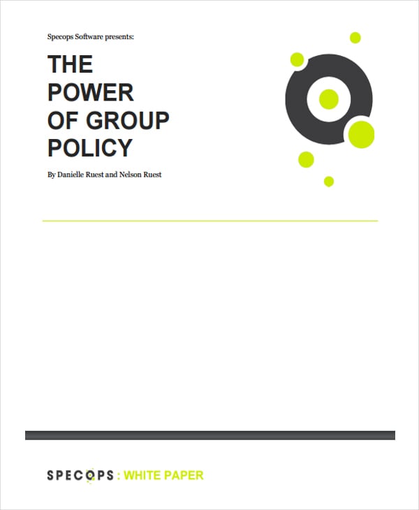 group policy white paper