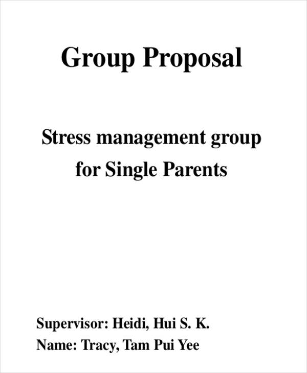 group proposal sample