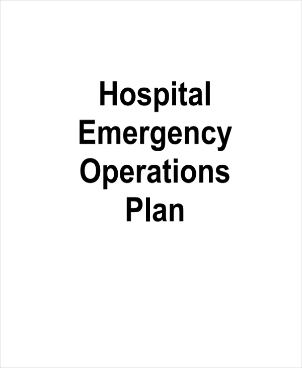 8+ Emergency Operations Plan Templates Word, PDF, Apple Pages