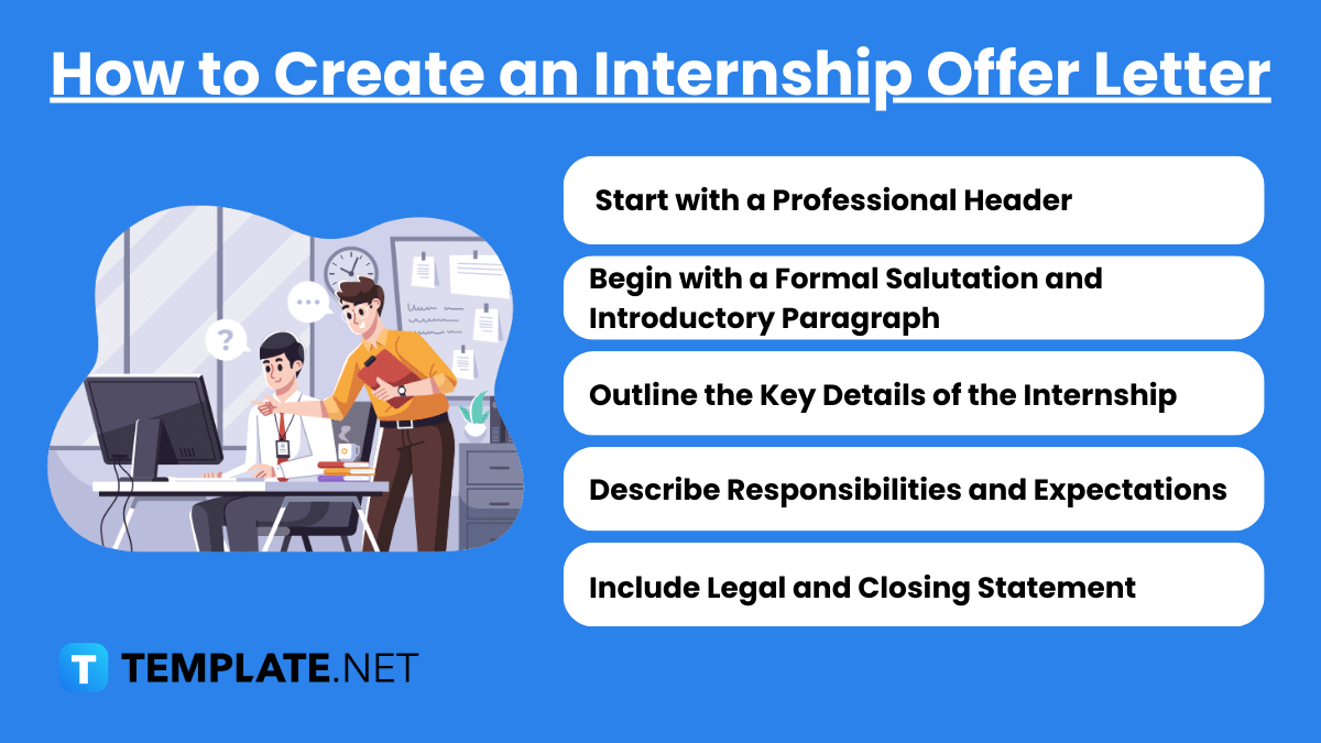 how to create an internship offer letter