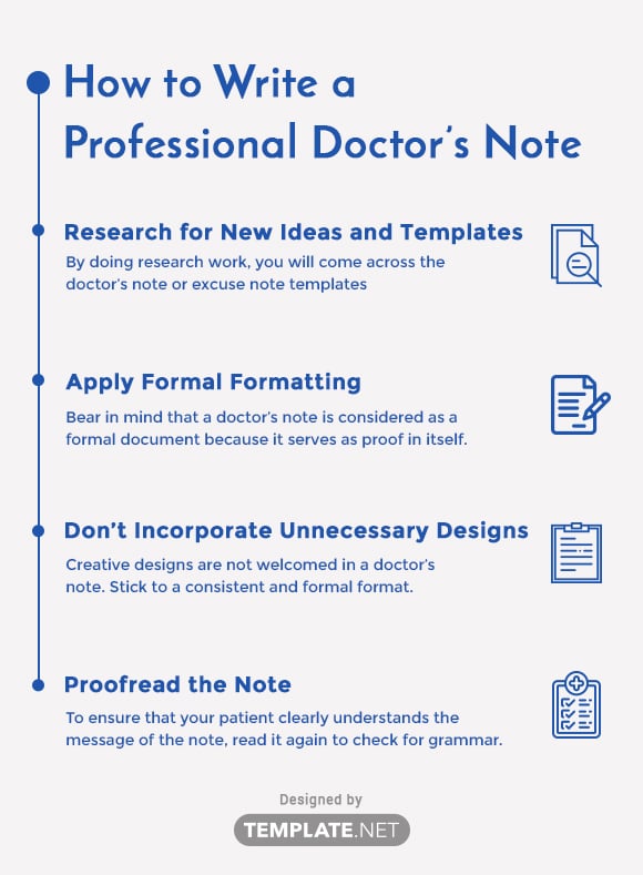 how to write a professional doctor’s note