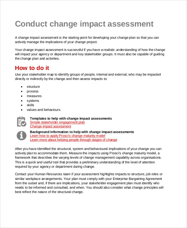 30+ Free Impact Assessment Templates