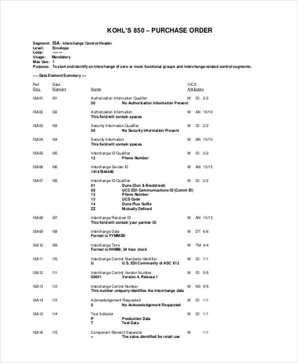 import blanket purchase order