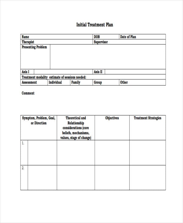 Therapist Treatment Plan Template from images.template.net