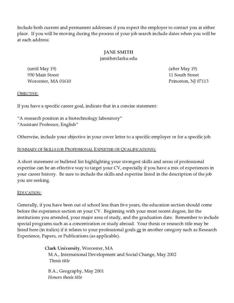 international standard cv format page 002 788x1020