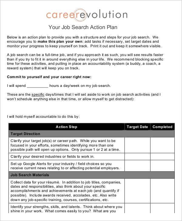 Job Plan Templates 10+ Free Samples, Examples Format Download