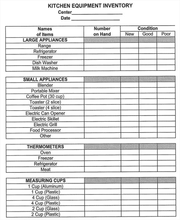 10+ Equipment Inventory List Templates - Free Samples, Examples, Format ...