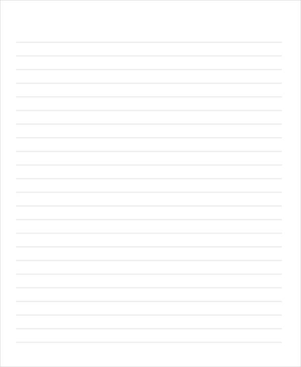 Printable Lined Paper For Letter Writing - Get What You Need For Free