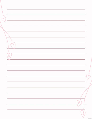 Free Printable Lined Stationery Paper