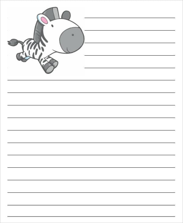 lined primary writing paper