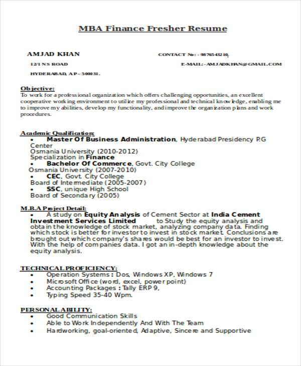 20-professional-finance-resume-templates-pdf-doc