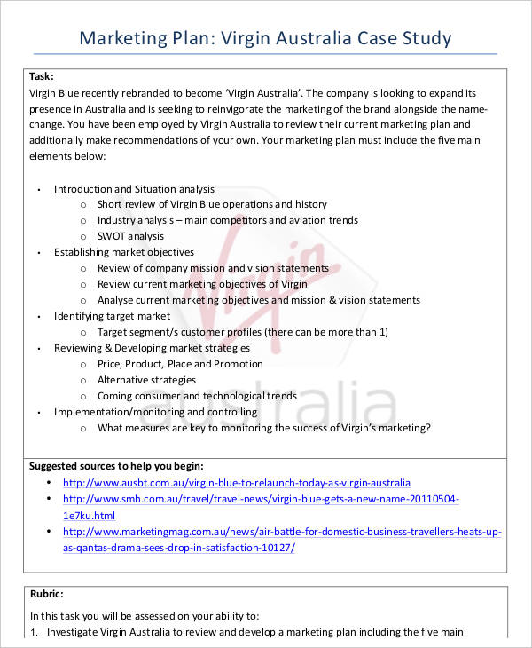 marketing strategy case study pdf