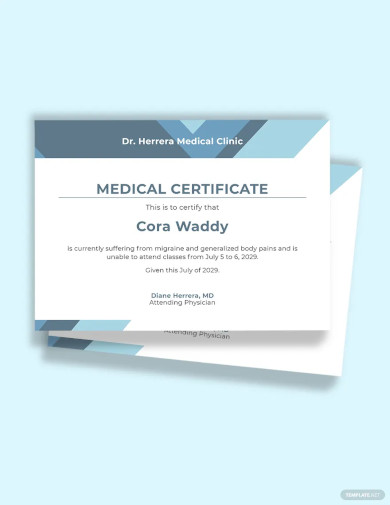Free 48+ Medical Certificate, Templates, PDF, Word