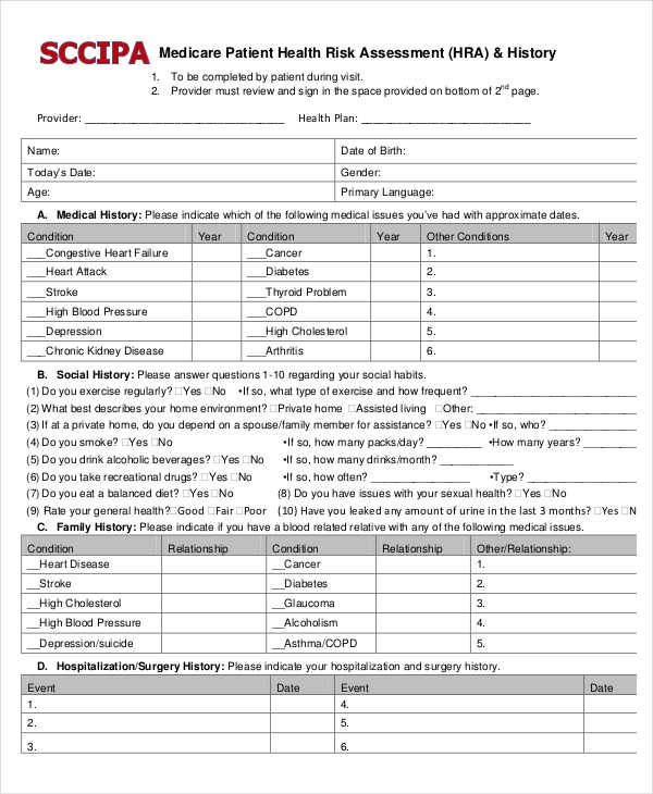 22-risk-assessment-forms-in-pdf