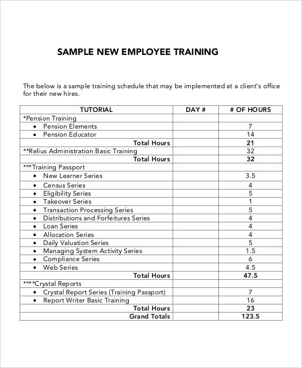 6+ Employee Training Plan Templates Free Samples, Examples Format Download