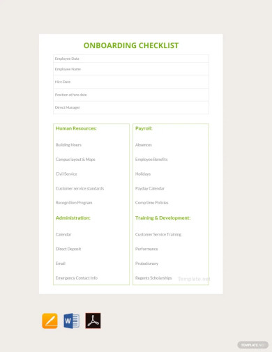 onboarding checklist template