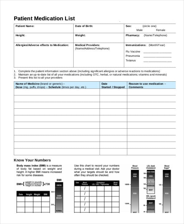 8-printable-medication-list-templates-word-google-docs-apple-pages-pdf