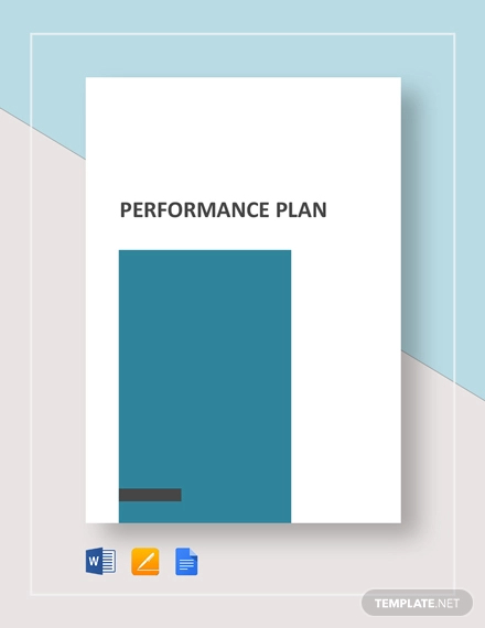 performance plan template