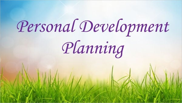 personal development plan xls