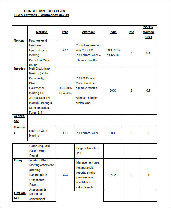 job business plan