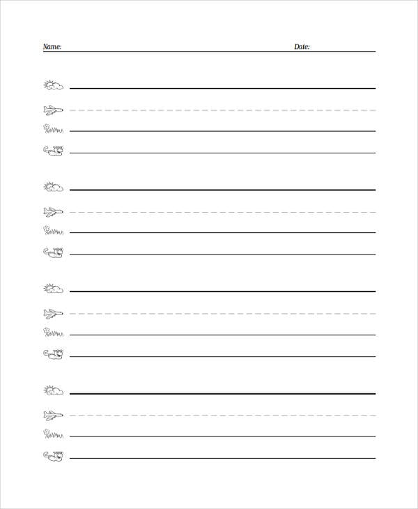 26 sample lined paper templates free premium templates