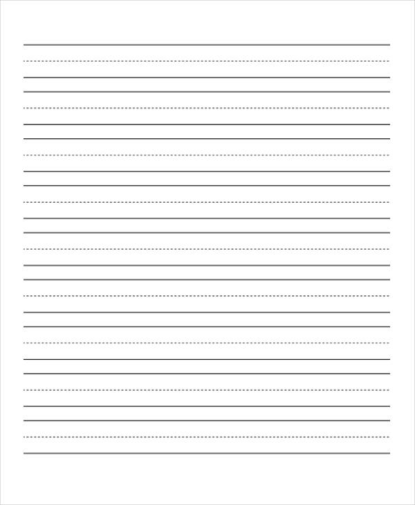 Lined Paper – Free Printable