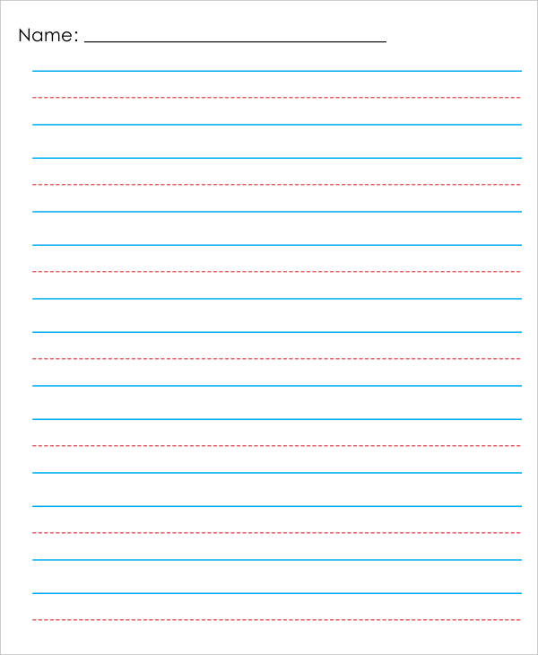 14 Lined Paper Templates In PDF