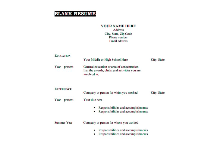 printable-blank-resume