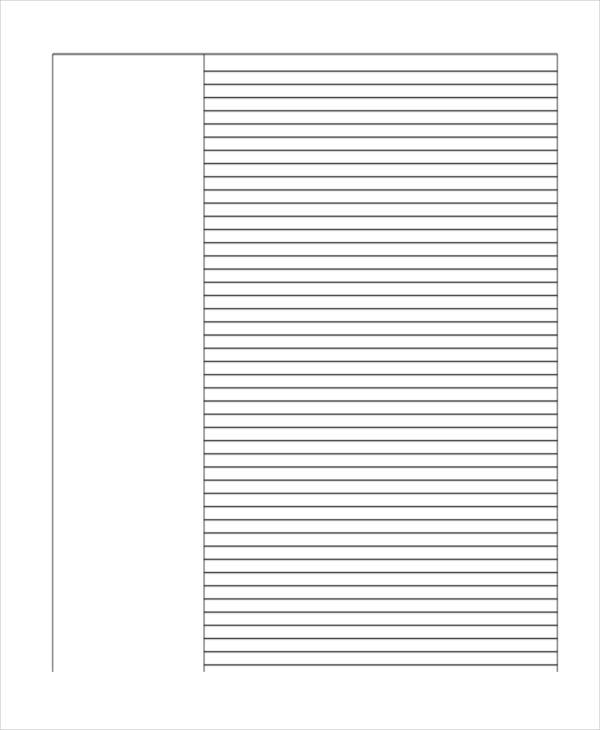 printable primary lined paper