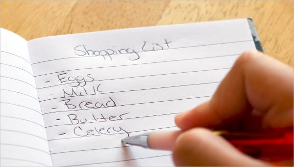 Things To Buy List Template Hq Printable Documents - Rezfoods - Resep ...