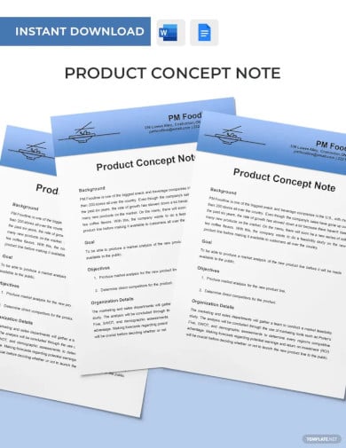 16 Concept Note Templates Sample Example Format Download