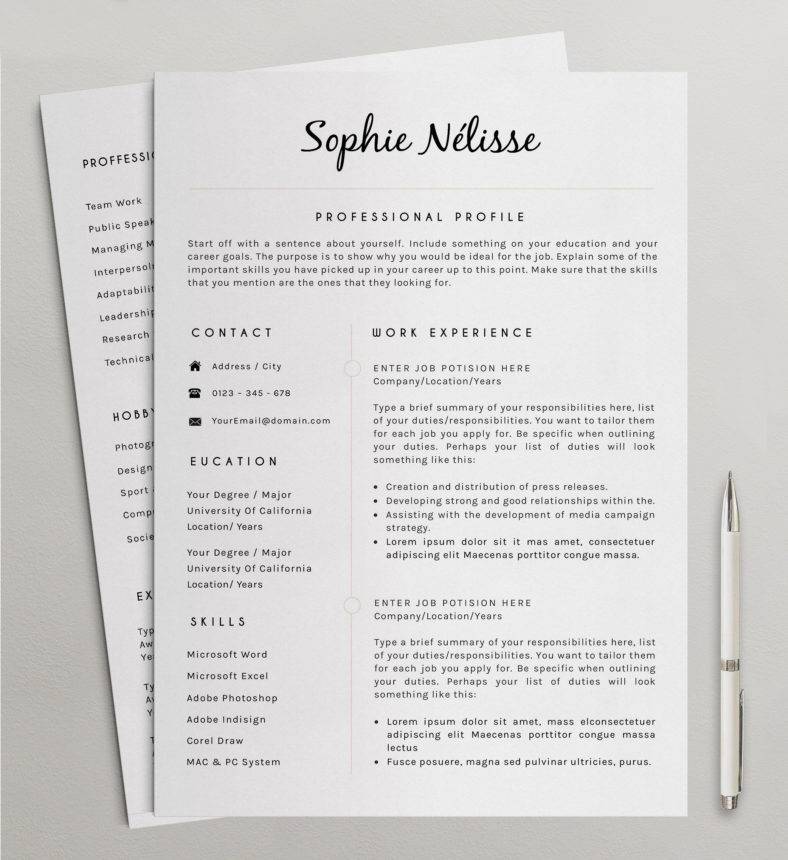 professional-clear-resume-788x860