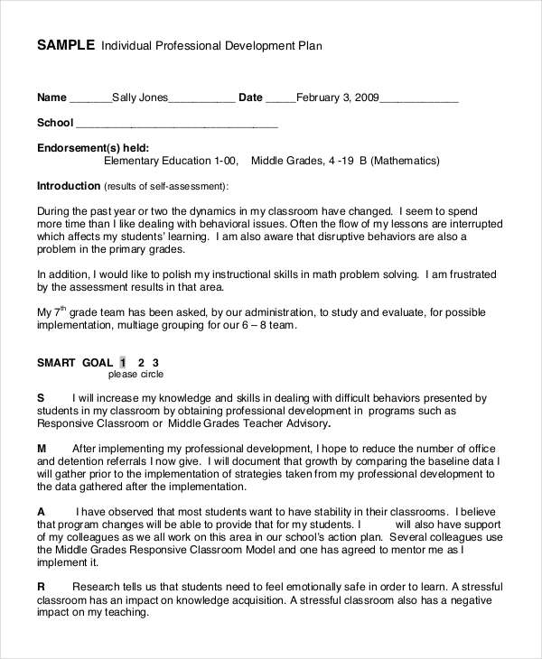 23+ Individual Development Plan Templates -Free Sample, Example Format ...