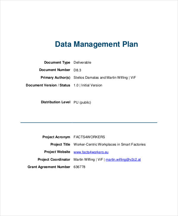 rmit research data management plan template