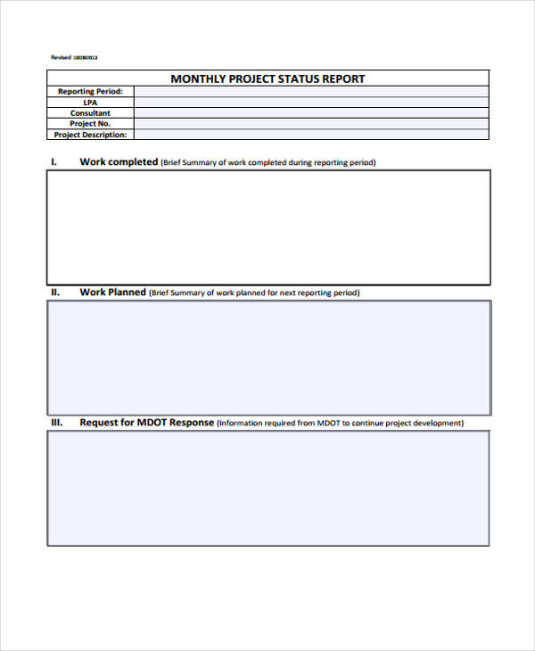 39+ Monthly Report Templates in PDF