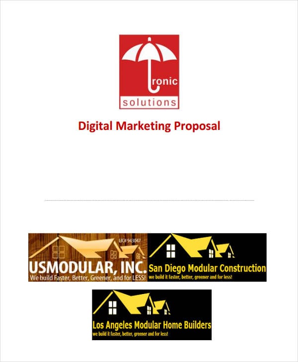 proposal for digital marketing