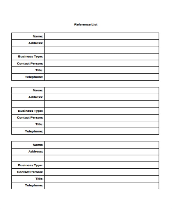 Address List Templates 7+ Free Word, PDF Format Download